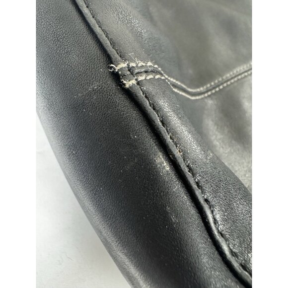 Coach Chelsea Buckle Black Leather Crossbody Shoulder Bag Classic Minimal F14018 - Picture 9 of 16